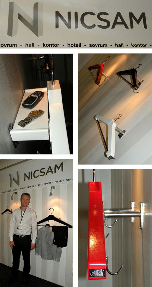 Ingeniosa y elegante idea: Una percha como galán perchero