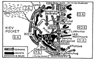 Los Panzer de Kleist y Guderian se dan la mano y cierran la bolsa de Kiev - 14/09/1941.