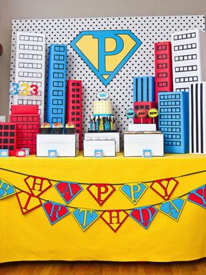 Mesa de dulces: superhéroes - Paperblog