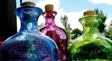 botellas coloridas
