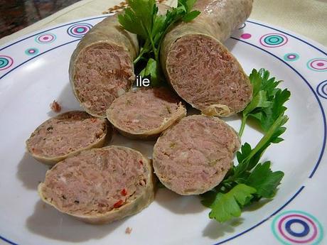 Chorizos de papa y carne