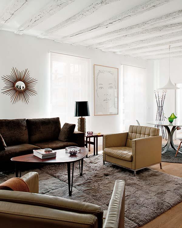 Un piso restaurado en el Casco Viejo de Bilbao