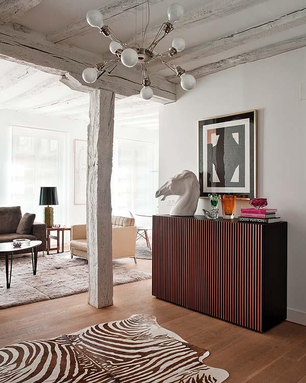 Un piso restaurado en el Casco Viejo de Bilbao