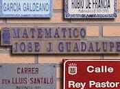 Callejero Matemático Español: especial RSME