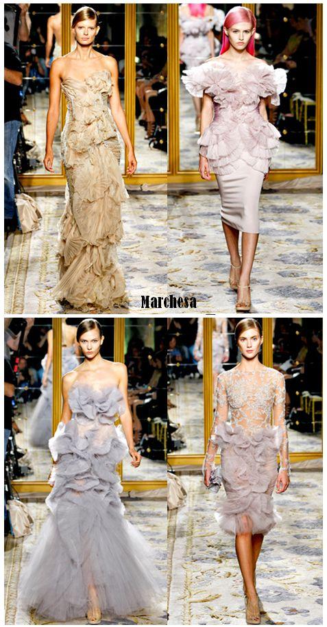 NYFW SS 2012: Hervè Lèger, Narciso Rodriguez, Oscar de la Renta, Marchesa