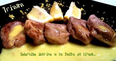 Solomillo ibérico a la salsa de limón...