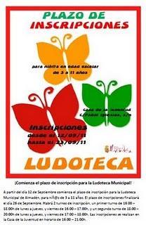 Preinscripciones para la Ludoteca y diversos Talleres en Almadén