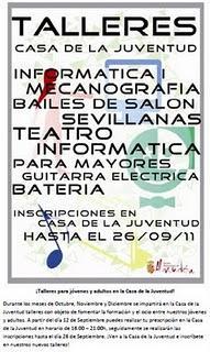 Preinscripciones para la Ludoteca y diversos Talleres en Almadén