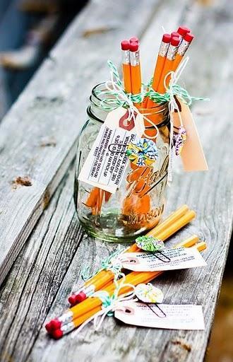 Lápices para el colegio o para un florero