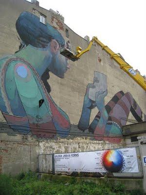 Nuevo mural de Aryz en Polonia