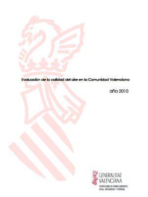 Informe sobre la calidad del aire en la Comunidad Valenciana en 2010