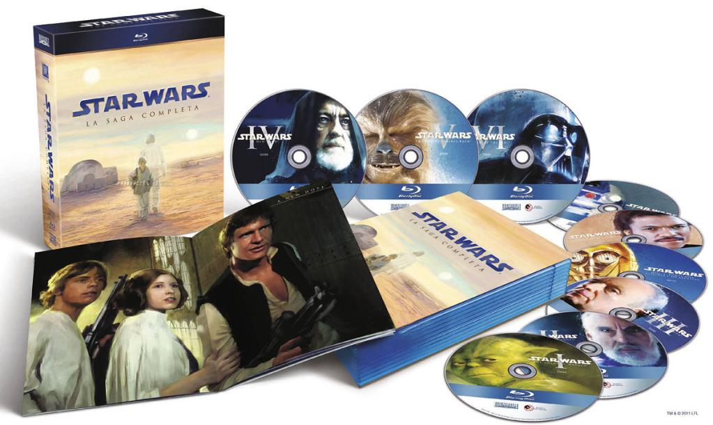 STAR WARS: LA SAGA COMPLETA en Blu-Ray se convierte en la saga más vendida