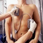 Desfibrilación eléctrica del ventrículo