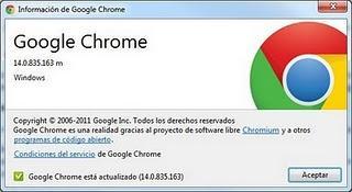 Google Chrome 14 lista para descargar