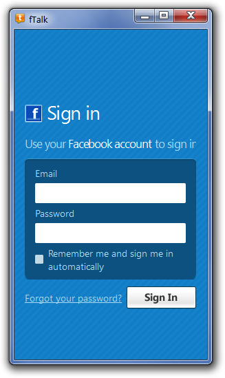 facebook chat client