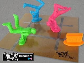 Figuras de platico de Breakdancing