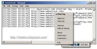 SpyArsenal Internet Spy - Controla las paginas visitadas de tu equipo