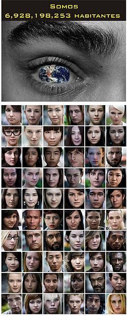 Somos 7.000.000.000 billones de personas en el mundo