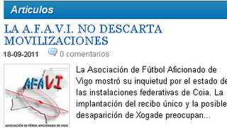 FUTBOLGALICIA.ES AÑADE LAS CATEGORÍAS DE PREFERENTE GALLEGA: INFORMACIÓN SOBRE LA WEB