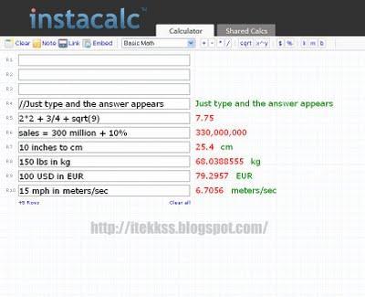 Instacalc - Calculadora online colaborativa