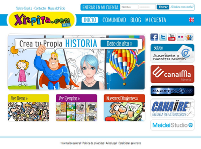 Xispita - Comunidad de artistas de historietas gráficas con valor añadido