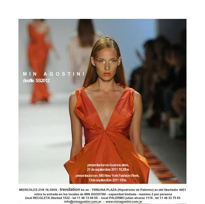 Min Agostini en Fashion Week de NY
