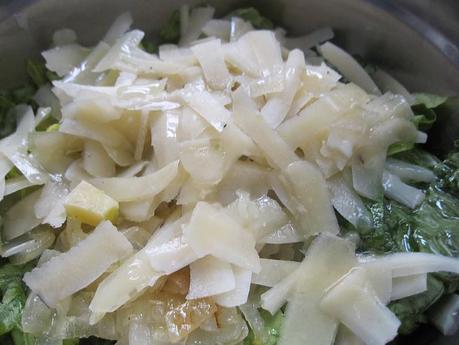 Ensalada tibia de lechuga