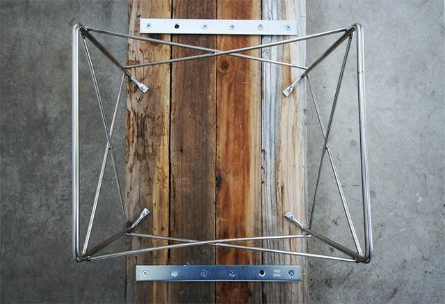 DIY: Banco con la madera de la valla de un jardín.