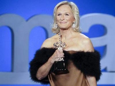 Glenn Close recibe en San Sebastián premio en honor a toda su carrera