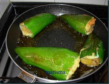 Pimientos rellenos de tortilla