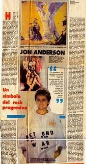JON ANDERSON en Buenos Aires en 1993