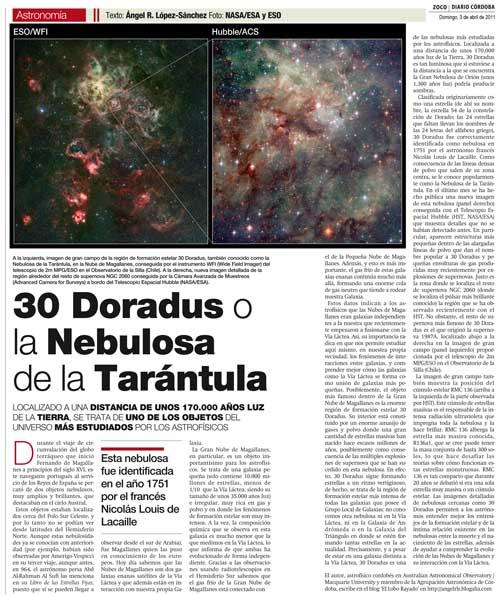 Galaxias en Zocos de Astronomía en primavera de 2011