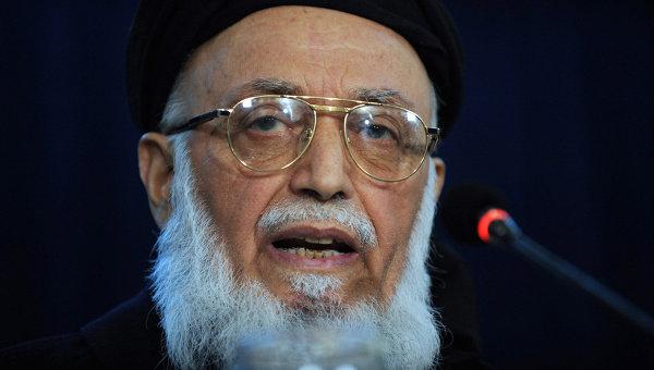 El ex presidente de Afganistán y jefe del Consejo Superior para la Paz Burhanuddin Rabbani