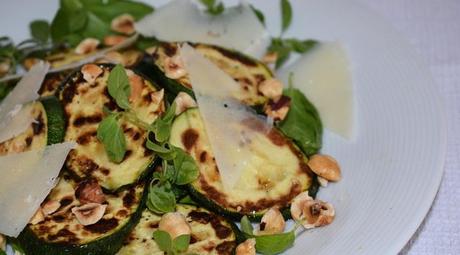 Ensalada de calabacín asado