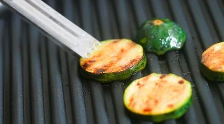 Ensalada de calabacín asado