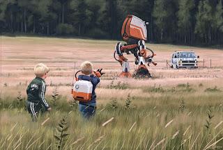 Simon Stälenhag: poesía y nostalgia de un pasado retrofuturista