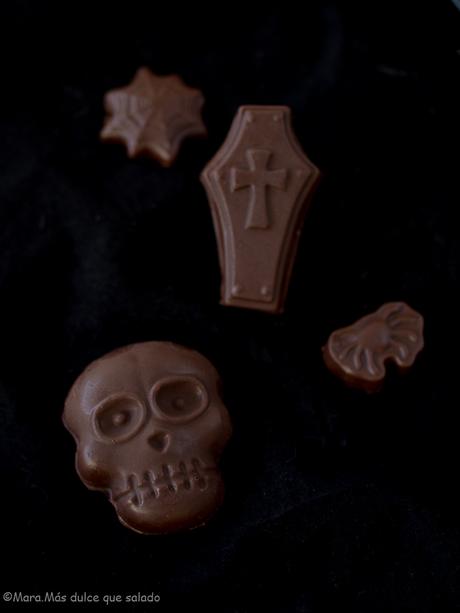 Bombones rellenos para Halloween