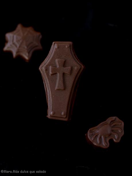 Bombones rellenos para Halloween