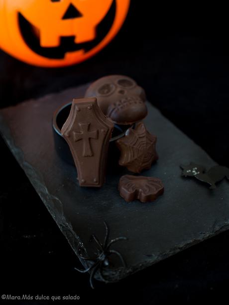 Bombones rellenos para Halloween