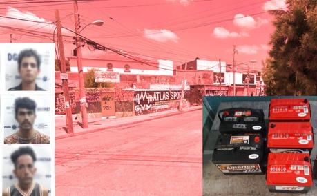 Capturan a 3 ladrones de autopartes en la Rural Atlas