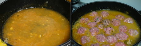 Guiso de albóndigas con patatas