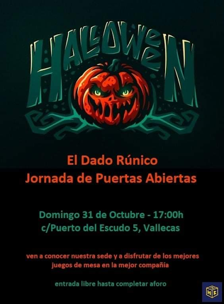 Jornada de puertas abiertas en El Dado Rúnico (Vallekas, 31/10)