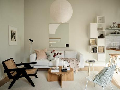 delikatissen scandi tiny apartment scandi romantic nordic pastel colors decor girls apartment estilo nórdico para chicas decoración femenina decoración coqueta decoración acogedora y cálida charming decor apartamento femenino  