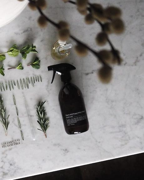 Limpiar con aceites esenciales en pulverizadores