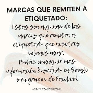 Marcas que remiten a etiquetado Marcas que remiten a etiquetado