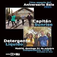 Concierto de Capitán Sunrise y Detergente Líquido en Independance Club