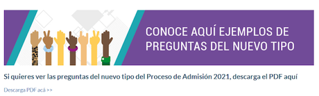 Ejemplos de preguntas para la Prueba de Transición Universitaria: Matemática y Comprensión Lectora.