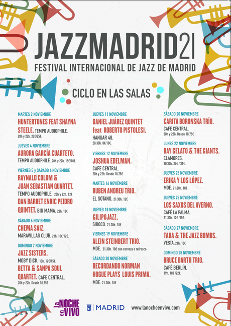 Jazz con Sabor a Club: 65 conciertos en 15 salas de Madrid