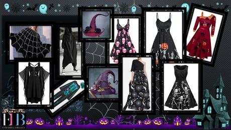 Estas prendas ya chillan Halloween, debe gustarte mucho para llevarlas :) En busca de un Halloween glamuroso