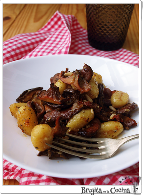 Níscalos con ñoquis